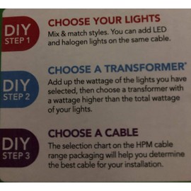 HPM 12V 0.5mm² Standard Duty Garden Lighting Cable 15m