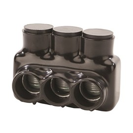 NSI IPLD500-3B Polaris Insulated Multi-Cable Connector Block, Black