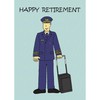 CafePress Happy Retirement Pilot Greeting Cards Folded Greeting Card Matte