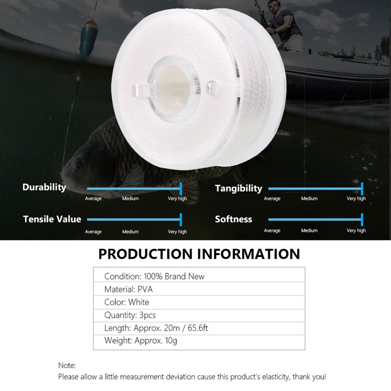 3pcs Clear Fishing Line, Craft Fishing Line, Suspending Line, Suitable