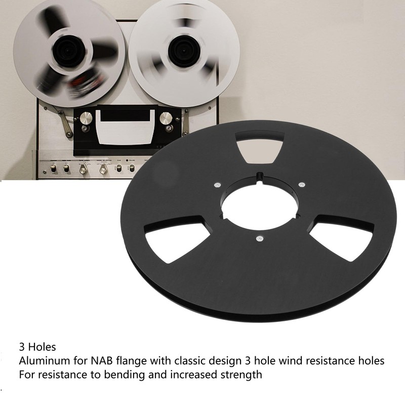 1/4 10.5 Inch Empty Tape Reel 3 Holes Universal Sound
