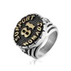 Sping Jewelry Support Nomads 81 Symbol Ring Silver Golden Plated