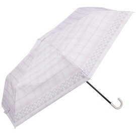 [estaa] MOONBAT First Class Light Blocking, Heat Shielding UV Shielding Parasol, For Rain or Shine, 19.7 inches (50 cm), Women's, Yarndie, Folding Umbrella, Pink, Pink