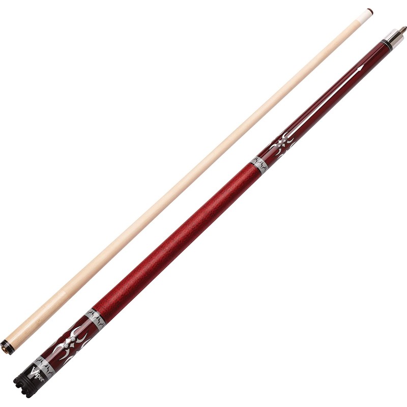 Viper by GLD Products Sinister 58" 2-Piece Billiard/Pool Cue, Burgundy