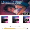 SZELAM Digital Clock Large Display, LED Electric Alarm Clocks Mirror