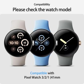 Synsing Titanium Bands Compatible with Pixel Watch 3/41mm, Titanium Metal Wristband Strap for Men & Women