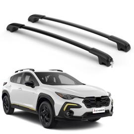 Richeer 220LBS Roof Rack Cross Bars for 2024 2025 Subaru Crosstrek/Impreza with Side Rails, Heavy Duty Aluminum Cross Bar with Anti-Theft Locks for Cargo Rooftop Luggage Canoe Kayak Bicycle roof Bag