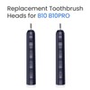 Marlincare B10PRO Replacement Electric Toothbrush Heads, Midnight Blue