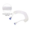 sourcing map Spring Flexible Shower Hose, 3Meter/118inch Flexible Telescopic Shower