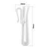 sourcing map Curtain Hooks Plastic Adjustable Depth Pinch Pleat Locking