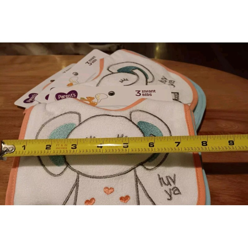 Parent's Choice 3 Pack Infant Bibs