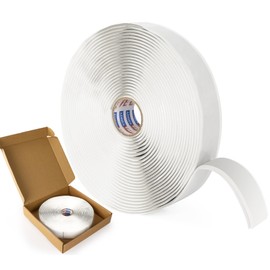 ADHES Premium Butyl Sealant Tape 1" x 30 'x 1/8" White Butyl Rubber Sealant Tape for RVs, Vehicles, Marine and Home Repair – Ideal for Headlights, Windows, Doors, and Windshields