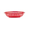 G.E.T. OB-734-R Oval Serving/Bread Basket, 8" x 5.5", Red (Pack