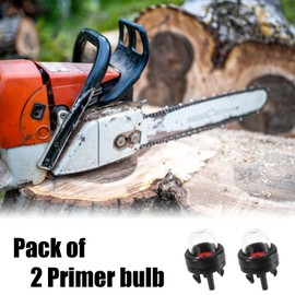 Yihzhong 2 Pcs 188-512 Primer Bulb Pumps for Poulan Echo Husqvarna Gas Trimmer Blower PPB100E PPB150E PPB200 PPB200E PPB250E PPB300 PPB300E PPB32SST PPB350 SM132 SM132LE 188-512-1 530047721 503936601