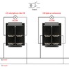 Heschen High Current Rocker Switch, 30A 250VAC, ON-OFF 2 Position,