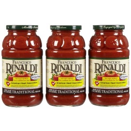 Francesco Rinaldi Classic Tangy Pasta Sauce Pack of 3 Low Sodium 1.46 Pound