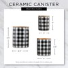 DII Kitchen Accessories Retro Collection Ceramics, Canister Set, Jadeite, 3