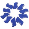 10pcs Golf Club Iron Head Cover Golf Iron Protector (Blue)