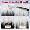 Pack of 3 Faux Fur for Crafts, 5 x 150