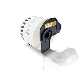 Print-Klex Etiketten-Rolle kompatibel für Brother P-Touch DK-22223 P-Touch QL 1000 Series QL 1050 QL 1050N QL 1060N QL 500 A QL 500A QL 500BS QL 500BW DK22223 50mm 30,48m Print Plus Serie