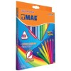MAE Lapices De Color Triangular 24 Piezas Mae Cmt-24l /v