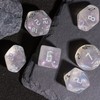 Cusdie 7Pcs/Set DND Dice Set D&D Polyhedral Dice for Dungeons