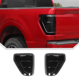 JeCar Smoked Tail Light Covers Trim Guards Only for 2021-2023 Ford F150 XL