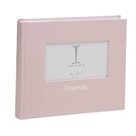 Photo Album 160 4x6 Landscape Pictures - Friends Slip in Photos with Personalising Window