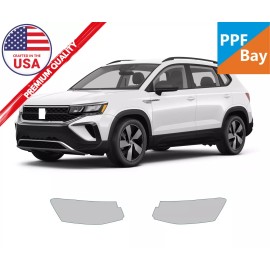Unbranded For Volkswagen Taos 2022-2024 Headlight Paint Protection Film PreCutKit PPF