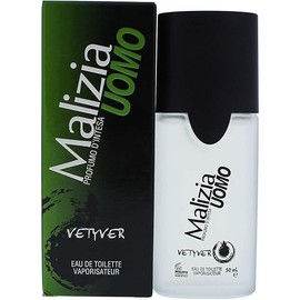 Vetyver Malizia Uomo Eau de Toilette Spray for Men, 1.7 Ounce