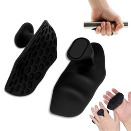 Anti-Slip Workout Grips - Ergonomic Rubber Hand Protector Gloves for Weight Lifting, Pull-Ups, Gym Training and Exercise, for Men and Women, Palm Protection