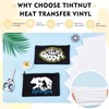 Tintnut Heat Transfer Vinyl White Plotter Film Textile, Flex Film