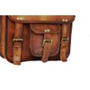 PRASTARA Motorcycle Side Pouch Brown Leather Side Pouch Saddlebags Saddle