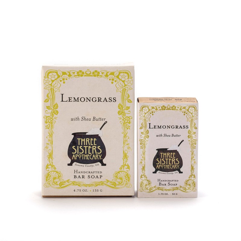 Three Sisters Apothecary 4.75 oz. Handcrafted Bar Soap (Lemongrass)