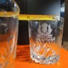 THE GLENLIVET GLENLIVET Scotch Whisky 1824 THISTLE Rocks Glasses FRANCE