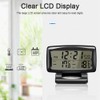 Car Clocks and Temperature, with Blue Backlight, Car Dashboard Digital