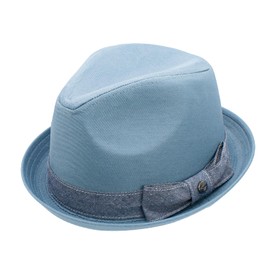 Peter Grimm Depp Fedora Sombrero, Azul desteñido, Small-Medium