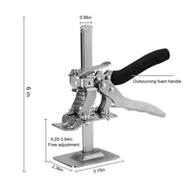 Eidoct Eidoct 2 Packs Hand Lifting Tool Jack, Arm Hand Tool Jack Set, Labor-Saving Arm, Door Panel Lifting Cabinet Jack, Easy to Use, Best Gifts for Father Husband Men (Style A *2)