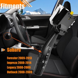 Quivimoro Headlight Dimmer Turn Signal Switch for Subaru Forester 2009-2013, Impreza 2008-2014, Legacy 2008-2009, Outback 2008-2009, Multifunction Combination Turn Signal Switch OE# 83115AG140,CBS2034