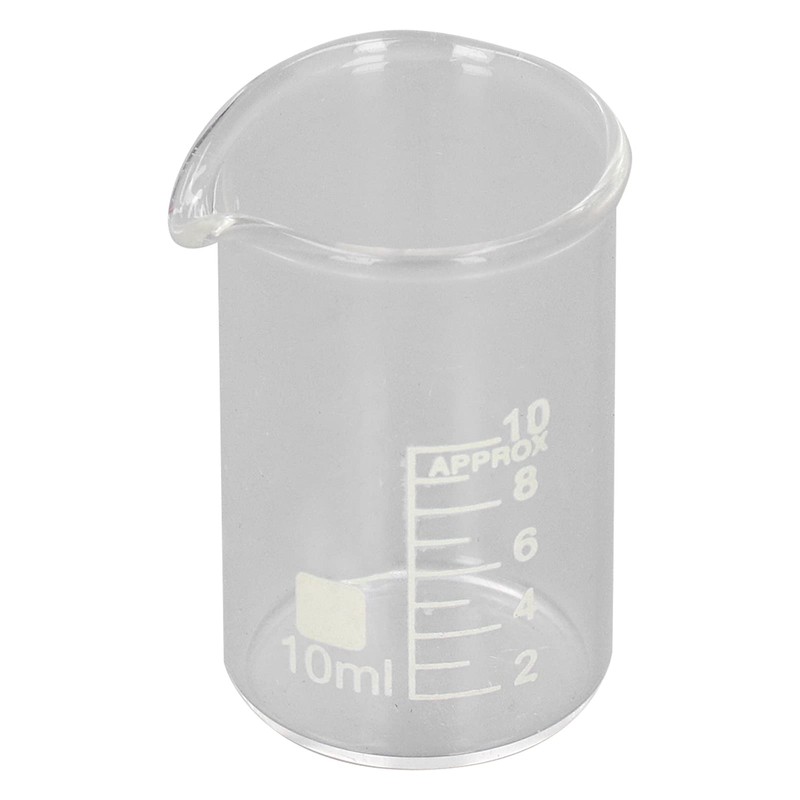 Eujgoov Beaker Borosilicate Glass Beaker for Laboratory Cylindrical Beaker Educational