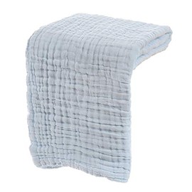 haruju Gauze Blanket, 6 Layers, Baby Skin-friendly, Cotton Gauze (Blue)