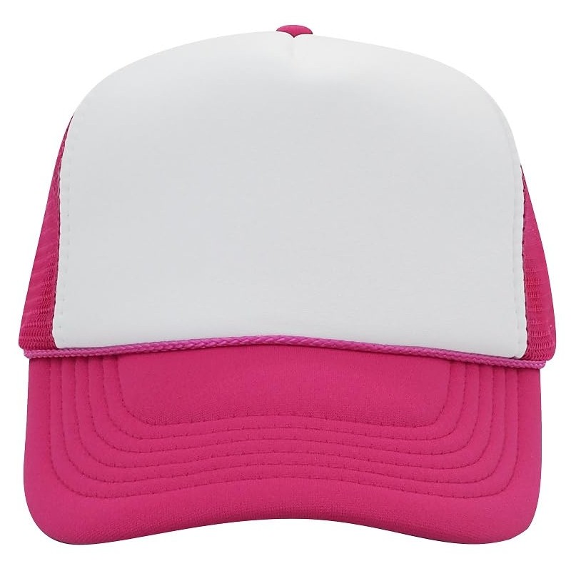 NISSUN Polyester Foam Front 5 Panel High Crown Mesh Back