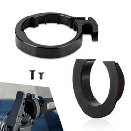 Gseigvee 1 PC Scooter Locking Ring, 2.8" x 1.97" Foldable Ring Base Combination Set with Screw Mounting Accessories, Scooter Round Locking Guard Ring, Compatible with Xiaomi M365/PRO (Black)