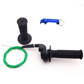TC-Motor 7/8'' Green Twist Throttle Cable Black Hand Grips For Pit Dirt Motor Bike XR CRF KLX Baja Apollo SSR Thumpstar Stomp DHZ 50cc 70cc 90cc 110cc 125cc 140cc 150cc 160cc
