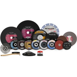 Flexovit® 4-1/2" X .045" X 7/8" RAZORBLADE 27® 60 Grit Aluminum Oxide Grain Reinforced Type 27 Depressed Center Cut-Off Wheel (A0481 Pack of 25)