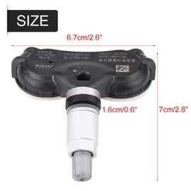 Sensor de presión de neumáticos, 42607 0C070 Sensor de monitoreo de presión de neumáticos TPMS para SIENNA SEQUOIA TUNDRA 2006 2017 42607 0C070