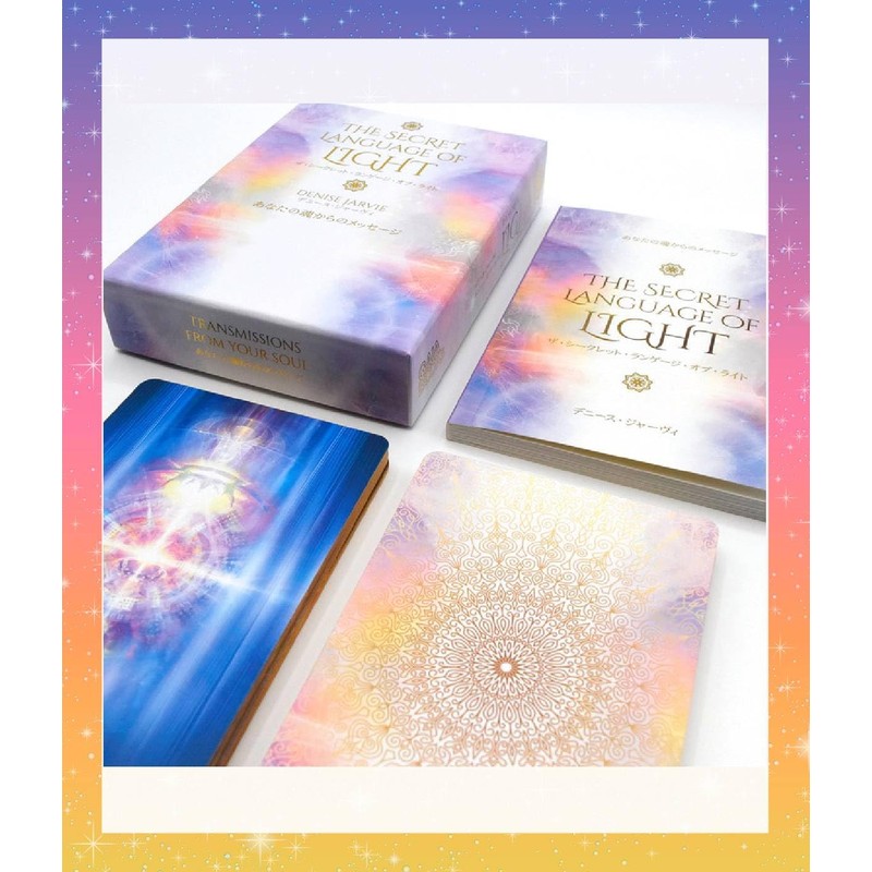 The Secret Language of Light Japanese Manual Included Oracle Card,