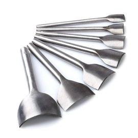 UUJOLY 7 Pcs Leather Half-Round Shaped Cutter Leathercraft Punching Tools Punch Strap Belt Wallet Bag DIY Handwork