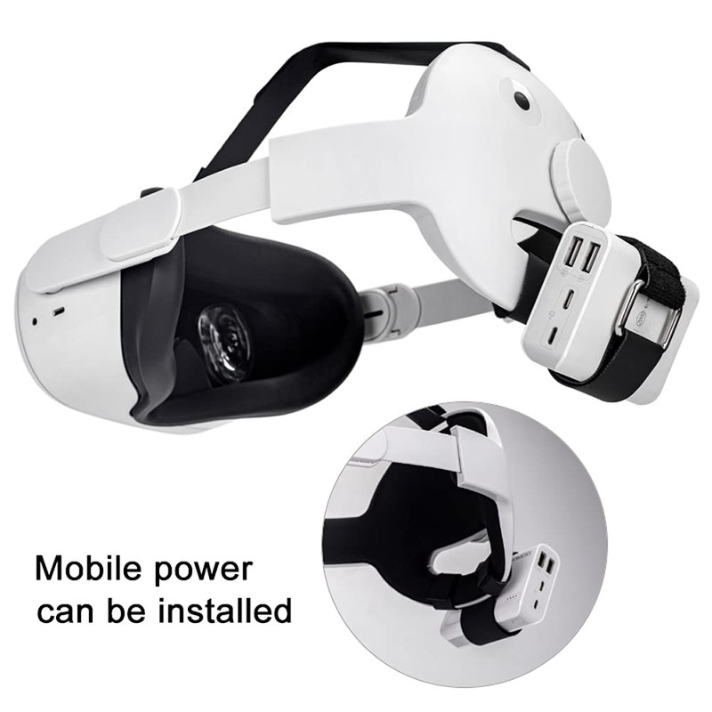 Adjustable Headband Connector for Quest 2 Headset Accessories Comfortable Cushion