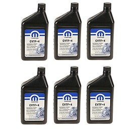 Mopar CVTF+4 Transmission Fluid Chrysler Jeep Dodge CVT Case 6 Quarts Original